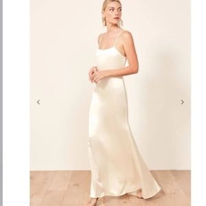 NWT Reformation Minerva Silk Gown